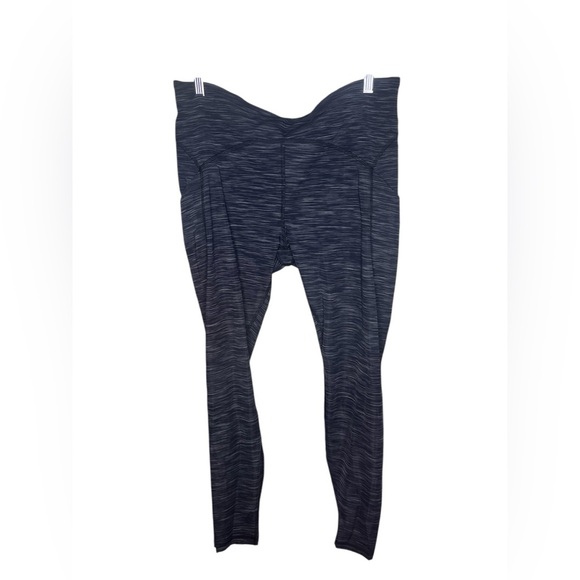 Lululemon Power Thru High-Rise leggings 27” heathered black size 14 - Picture 5 of 7